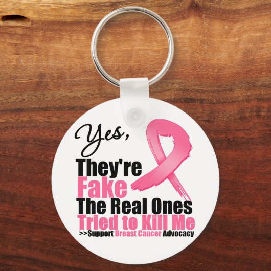 YES彼らは偽の…私の実在仲間は私を殺そうとした キーホルダー (正面)