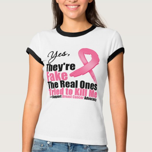 YES彼らは偽の…私の実在仲間は私を殺そうとした Tシャツ (正面)