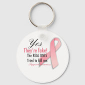 YES彼らは偽実在の彼らは私を殺そうとした キーホルダー (正面)