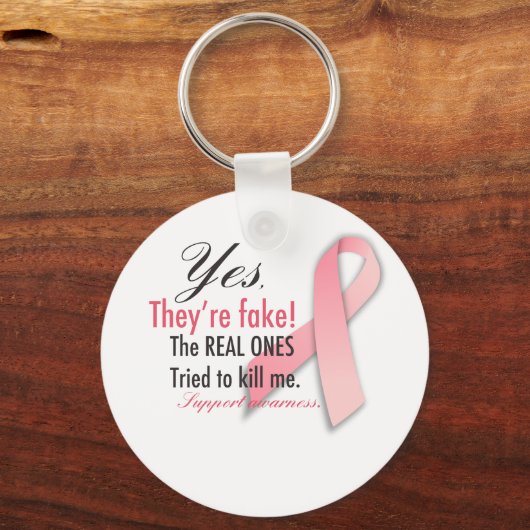 YES彼らは偽実在の彼らは私を殺そうとした キーホルダー (正面)