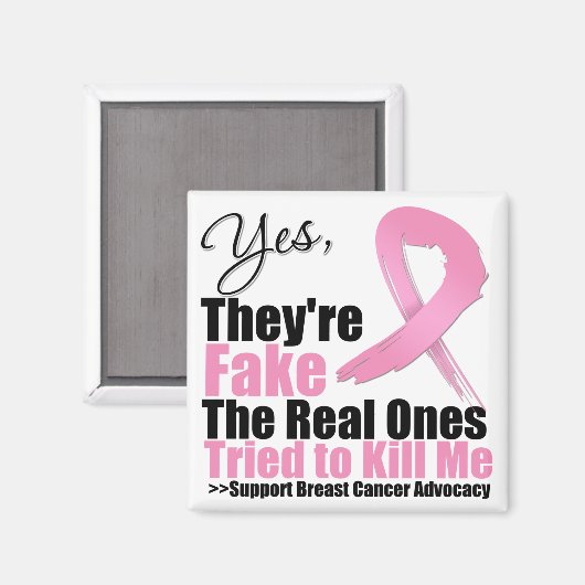 Yes彼らは偽実在の彼らは私を殺そうとした マグネット (正面/裏面)