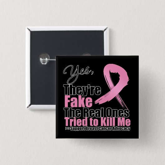 Yes彼らは偽実在の彼らは私を殺そうとした 缶バッジ (正面&裏面)