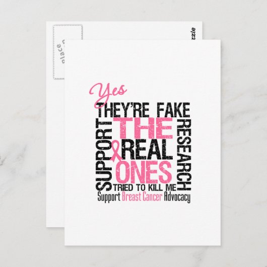 Yes彼らは私を殺実在そうとした偽の ポストカード (正面/裏面)