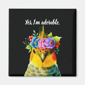 Yes愛らしい。 マグネット (正面)