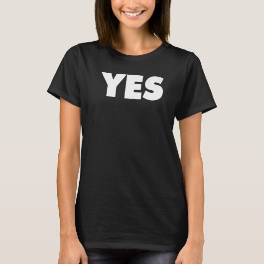 yes整合yes tシャツ (正面)