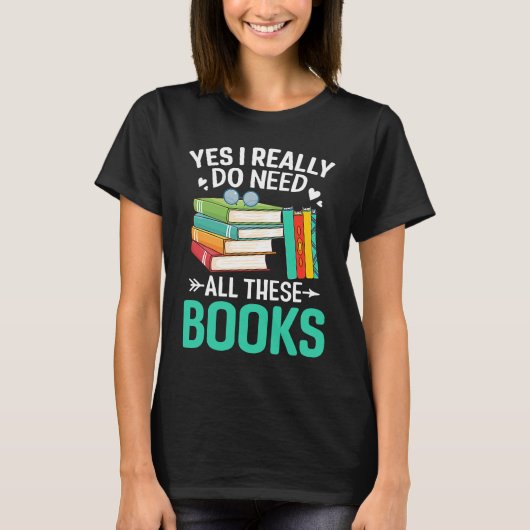 Yes本の本読虫の読み手が必要 Tシャツ (正面)