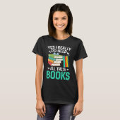 Yes本の本読虫の読み手が必要 Tシャツ (正面フル)