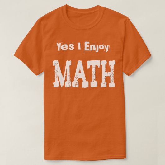 Yes楽しむI数学1 Tシャツ (デザイン正面)