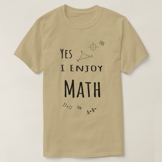 Yes楽しむI数学3 Tシャツ (デザイン正面)