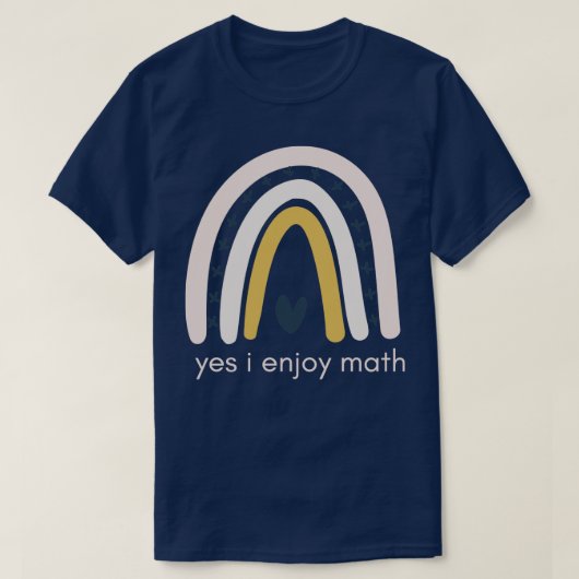 Yes楽しむI数学 Tシャツ (デザイン正面)