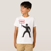 yes標識の保持 tシャツ (正面フル)