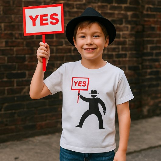 yes標識の保持 tシャツ