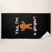 Yes生姜だ！ ビーチタオル (正面)