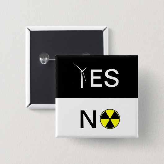 YES番号 缶バッジ (正面&裏面)