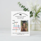 YES確かに彼女はクロスワードSTEMを卒業することができる 案内ポストカード (スタンド正面)