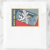 Yes私たちはステッカーパック 長方形シール (バッグ)