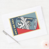 Yes私たちはステッカーパック 長方形シール (封筒)