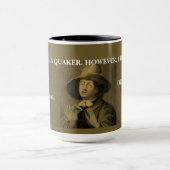 Yes私はクエーカーだが… マグカップ (中央)