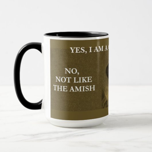 Yes私はクエーカーだが…マグ マグカップ (左)
