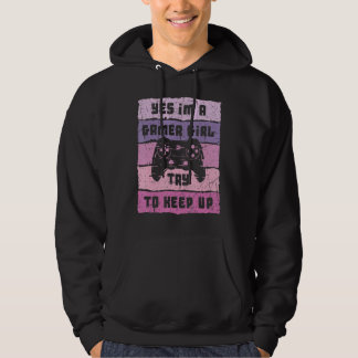 Yes私はゲーマー女の子ビデおもしろいオ女の子ゲーマーゲーム パーカ