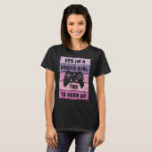 Yes私はゲーマー女の子ビデおもしろいオ女の子ゲーマーゲーム Tシャツ (正面フル)