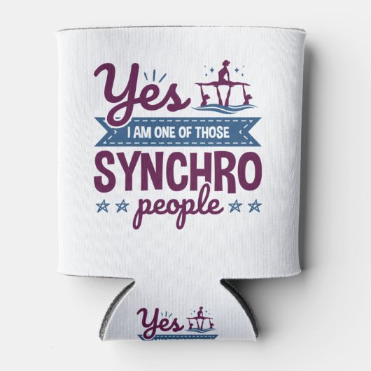 Yes私はシンクロの人々の一人だ 缶クーラー (正面)