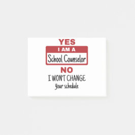 Yes私はスクールカウンセラー変更日程 ポストイット
