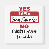 Yes私はスクールカウンセラー変更日程 マグネット (正面)