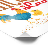 Yes私はチキンレディーチキン フォトプリント (角)