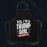 Yes私はトランプの女の子2024選挙を乗り越える エプロン<br><div class="desc">Yes私はトランプの女の子Itを乗り越える2024選挙</div>