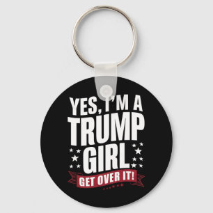 Yes私はトランプの女の子2024選挙を乗り越える キーホルダー