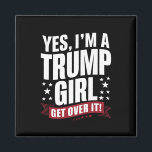 Yes私はトランプの女の子2024選挙を乗り越える マグネット<br><div class="desc">Yes私はトランプの女の子Itを乗り越える2024選挙</div>