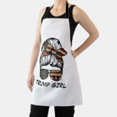 Yes私はトランプガールそれを乗り越える – トランプ2024 Elec エプロン (インサイチュ)