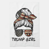 Yes私はトランプガールそれを乗り越える – トランプ2024 Elec キッチンタオル (縦)