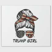 Yes私はトランプガールそれを乗り越える – トランプ2024 Elec ラッピングペーパー (フラット)