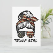 Yes私はトランプガールそれを乗り越える – トランプ2024 Elec 招待状 (スタンド正面)
