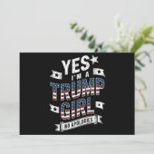 Yes私はトランプ女の子No謝罪2024選挙 招待状 (スタンド正面)