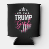 Yes私はトランプ女の子No謝罪2024選挙 缶クーラー (正面)