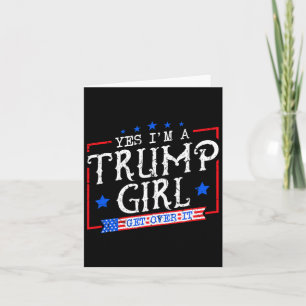 Yes私はトランプSのための贈り物Itを乗り越えるトランプの女の子 カード