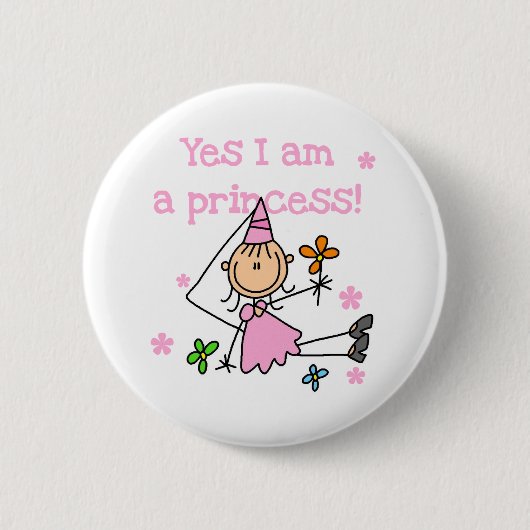 Yes私はプリンセスです 缶バッジ (正面)