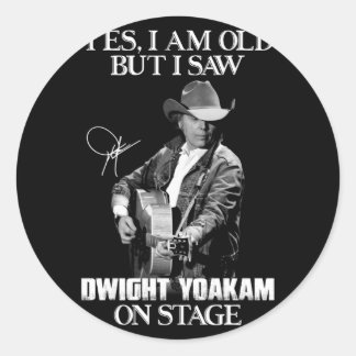 Yes私は古いが、私はステージ.pngのDwight Yoakamを見た ラウンドシール