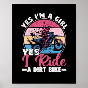 Yes私は女の子Yes、私は泥自転車に乗る ポスター