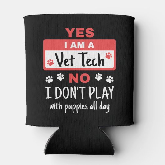 Yes私は子犬と獣医遊者である 缶クーラー (裏面)