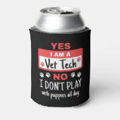 Yes私は子犬と獣医遊者である 缶クーラー (缶裏面)