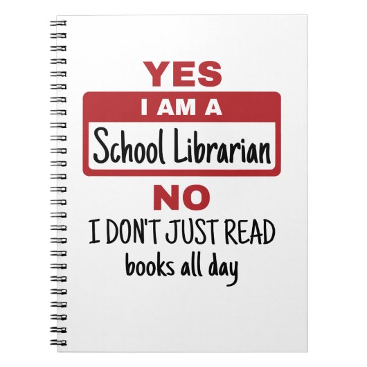 Yes私は学校司書だ ノートブック (正面)