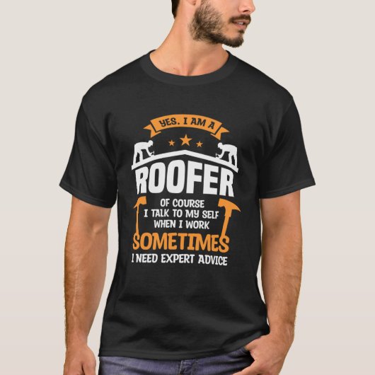 Yes私は当然の時に自分と話す屋上だ Tシャツ (正面)
