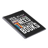 Yes私は本当にこれらの本を必要としている ノートブック (右側)