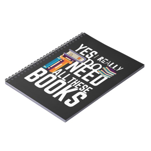 Yes私は本当にこれらの本を必要としている ノートブック (左側)
