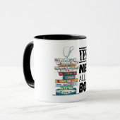 Yes私は本当にこれらの本を必要としている マグカップ (正面左)