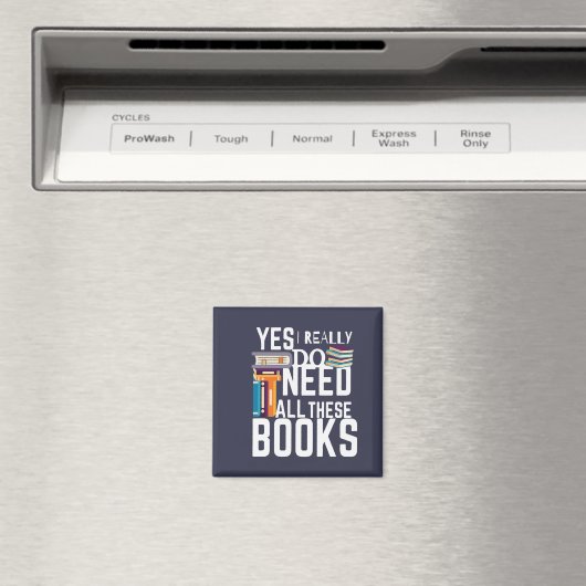 Yes私は本当にこれらの本を必要としている マグネット (インサイチュ (食洗機))
